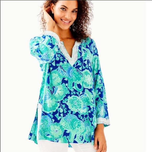Lilly Pulitzer Tops - NWT Lilly Pulitzer Renato Sequin tunic size XS